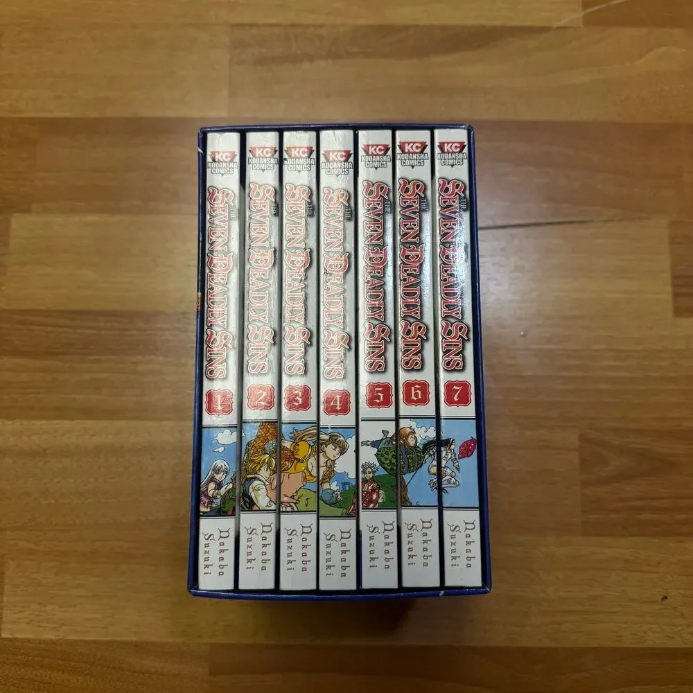 The Seven Deadly Sins Complete Manga Book Comic Box Set Vol 1 by Nakaba Suzuki